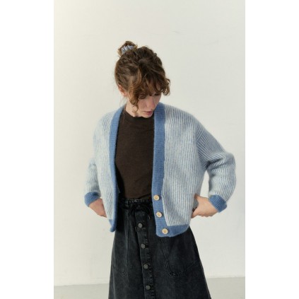 Vitow | Blue And White Melange