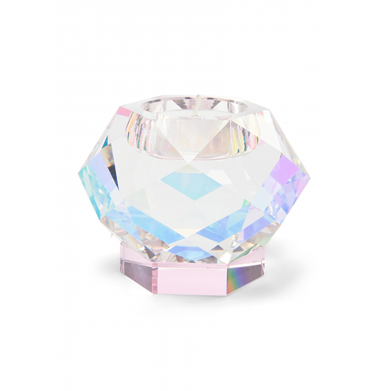 Glam Candle | Clear Pink