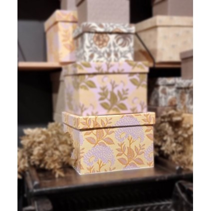 Cubic Box M 25cm | Elderflower Lavender
