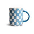 Mug Liz Check | Blue/White