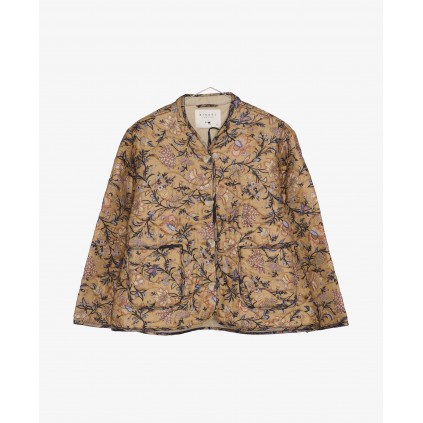 Quinn Quilted SILK Jacket | S/M | 8