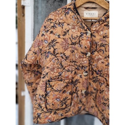 Quinn Quilted SILK Jacket | S/M | 8