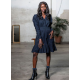 Billie Kord Dress | Midnight Blue