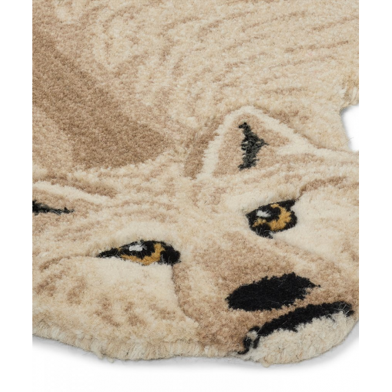 Woozy Wolf Rug | Small