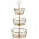 Iron etage baskets