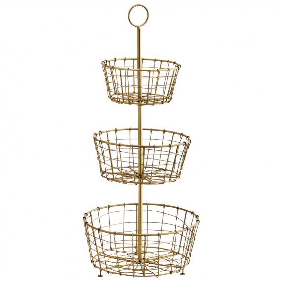 Iron etage baskets