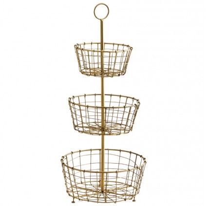 Iron etage baskets