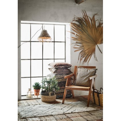 Putetrekk | Camel, black, grey, 50x50