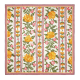 Tapis noir - Classical Yellow Flower Scarf brettet helt ut