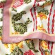 Tapis noir - Classical Yellow Flower Scarf zoomed in logo