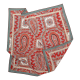 Tapis Noir - Classical Red Paisley Scarf brettet ut