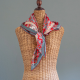 Tapis Noir - Classical Red Paisley Scarf how to fold