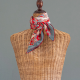 Tapis Noir - Classical Red Paisley Scarf how to fold