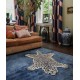 Snowy Leopard Rug | Large