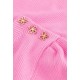 Lillian Short Sleeve Pullover Pink Candy | Pink