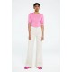 Lillian Short Sleeve Pullover Pink Candy | Pink