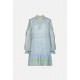 Adrienne Dress Cream White/Riad Blue | Multi