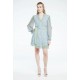 Adrienne Dress Cream White/Riad Blue | Multi