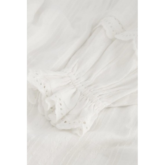 Lucia SS Top Cream White | Cream