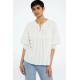 Lucia SS Top Cream White | Cream