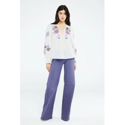 Caroline Top Cream White | Cream