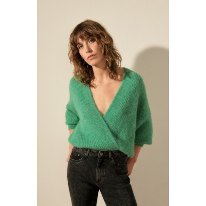 East Palm Tree Melange | Green EAST19A