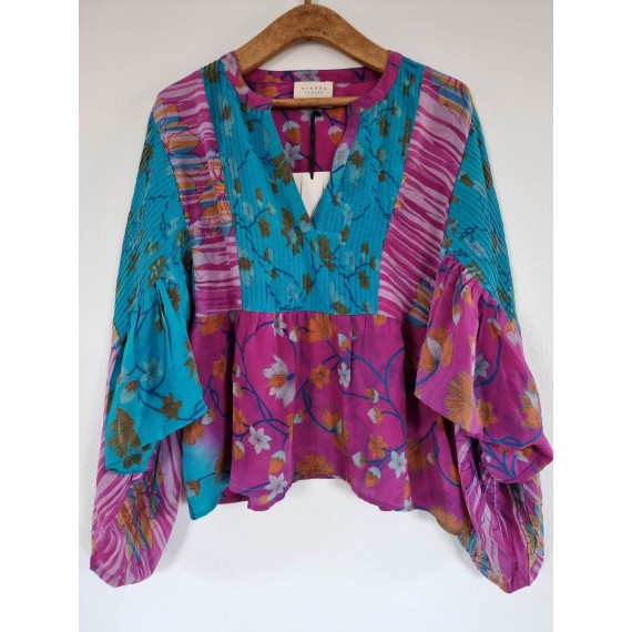Bibi Balloon Silk Top | 764