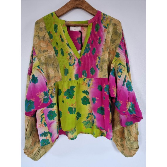 Bibi Balloon Silk Top | 763