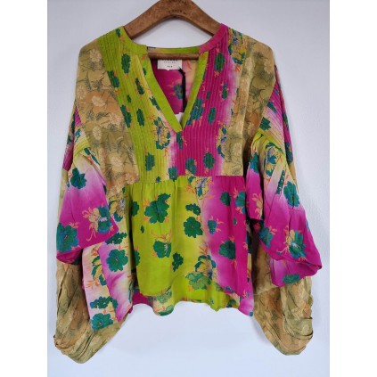 Bibi Balloon Silk Top | 763