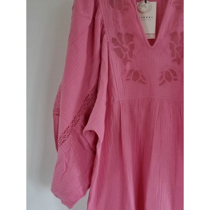 Miranda Organic Cotton Dress | Orchid Smoke