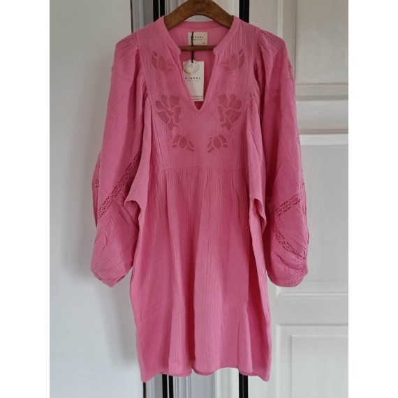 Miranda Organic Cotton Dress | Orchid Smoke