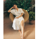 Charm Organic Cotton Caftan | Off White