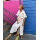 Charm Organic Cotton Caftan | Off White