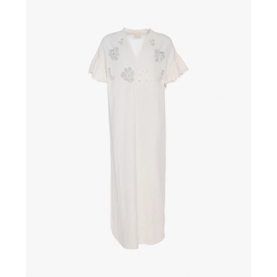 Charm Organic Cotton Caftan | Off White
