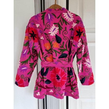 Nathalie Suzani Jacket | Pink Suzani