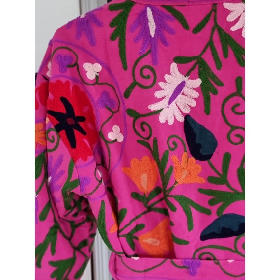 Nathalie Suzani Jacket | Pink Suzani