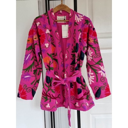 Nathalie Suzani Jacket | Pink Suzani