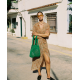Ivy Macramé Tote Bag | Vivid Green