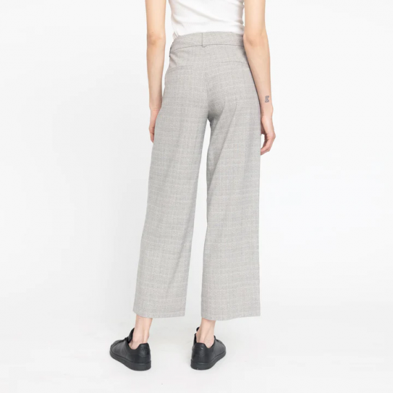 Dena Ankle | Black Cream Check
