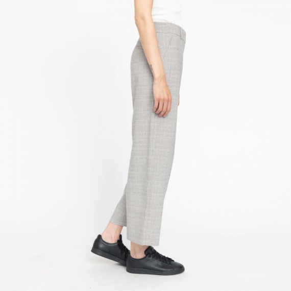 Dena Ankle | Black Cream Check