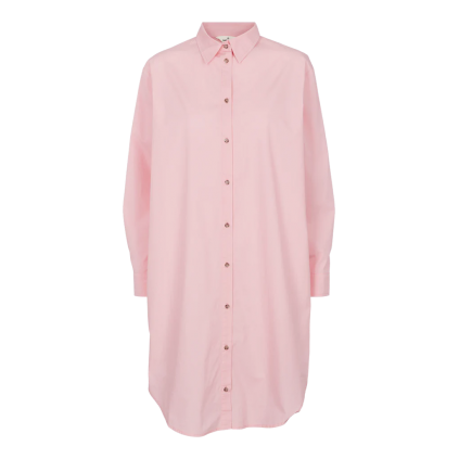 Vilde Loose Shirt Dress | Pink Nectar