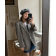 Hailey Crochet Beret | Grey