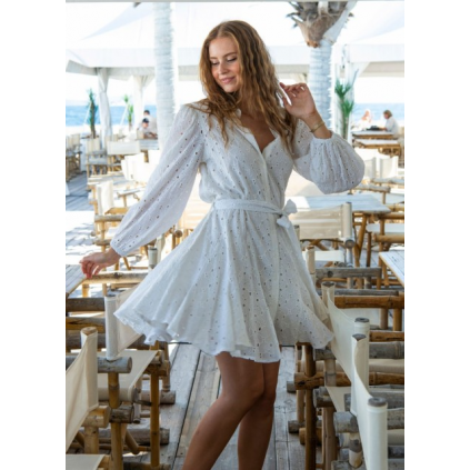 Marita Dress | Porcelain Off White