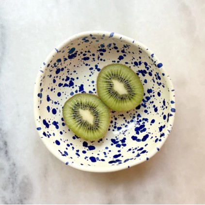 Small Shallow Bowl Design 2 | Blueberry