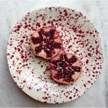 Shallow Serving Bowl | Cranberry