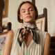 Classical Flower Wave Scarf