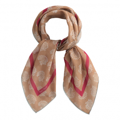 Light Golden Sari Scarf