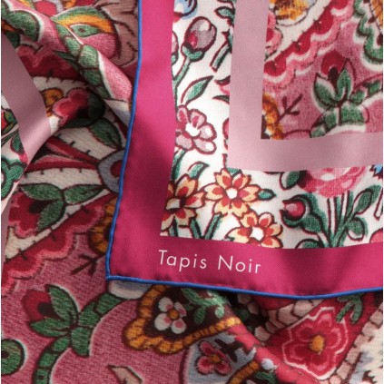 Classical Pink Paisley Scarf